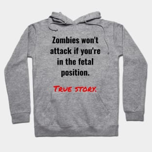 Zombies Won't Attack Alt Hoodie